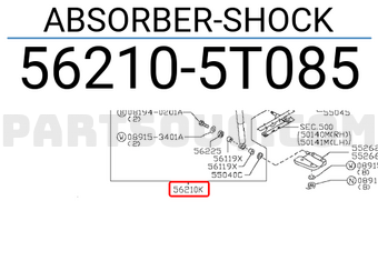 Nissan 562105T085 ABSORBER-SHOCK