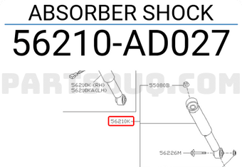 Nissan 56210AD027 ABSORBER SHOCK