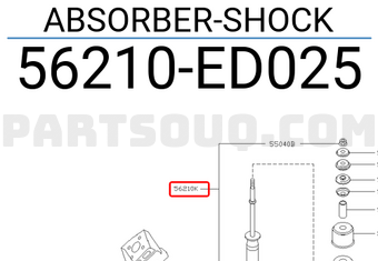 Nissan 56210ED025 ABSORBER-SHOCK