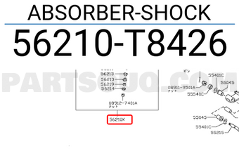 Nissan 56210T8426 ABSORBER-SHOCK