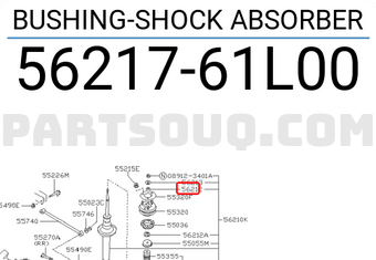 Nissan 5621761L00 BUSHING-SHOCK ABSORBER