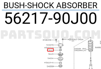 Nissan 5621790J00 BUSH-SHOCK ABSORBER