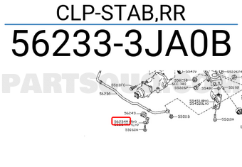 Nissan 562333JA0B CLP-STAB,RR