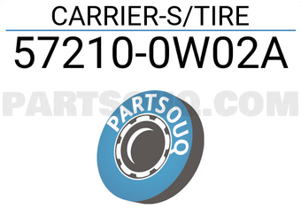 Nissan 572100W02A CARRIER-S/TIRE