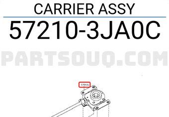 Nissan 572103JA0C CARRIER ASSY