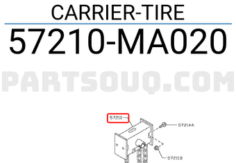 Nissan 57210MA020 CARRIER-TIRE