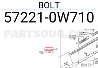Nissan 572210W710 BOLT