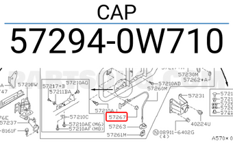 Nissan 572940W710 CAP