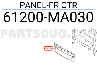 Nissan 61200MA030 PANEL-FR CTR