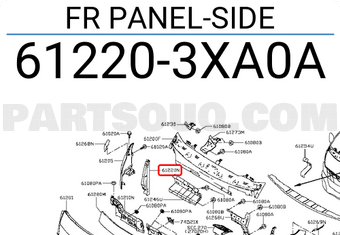 Nissan 612203XA0A FR PANEL-SIDE