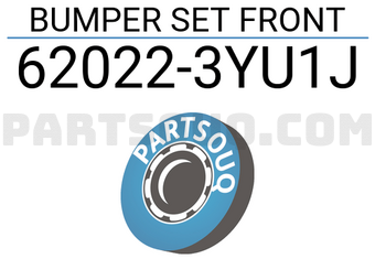 Nissan 620223YU1J BUMPER SET FRONT
