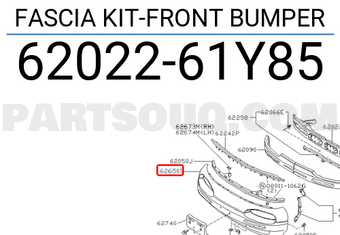 Nissan 6202261Y85 FASCIA KIT-FRONT BUMPER
