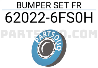 Nissan 620226FS0H BUMPER SET FR