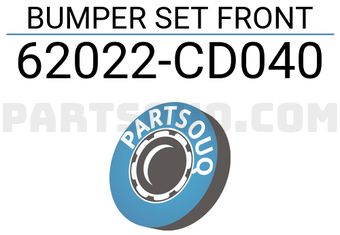 Nissan 62022CD040 BUMPER SET FRONT