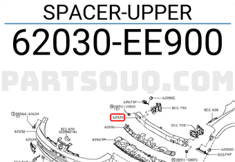 Nissan 62030EE900 SPACER-UPPER