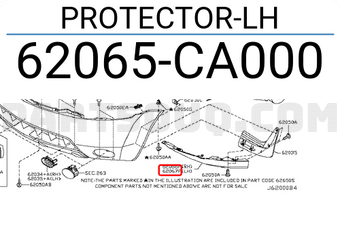 Nissan 62065CA000 PROTECTOR-LH