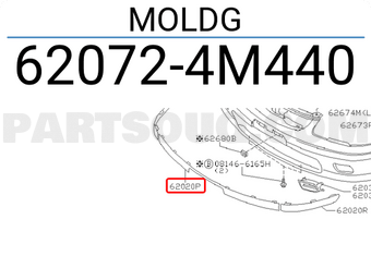 Nissan 620724M440 MOLDG