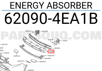 Nissan 620904EA1B ENERGY ABSORBER