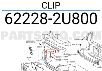 Nissan 622282U800 CLIP