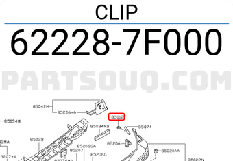 Nissan 622287F000 CLIP