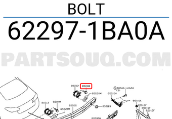Nissan 622971BA0A BOLT