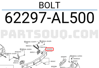 Nissan 62297AL500 BOLT