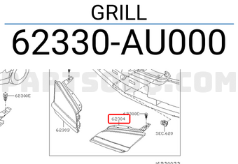 Nissan 62330AU000 GRILL