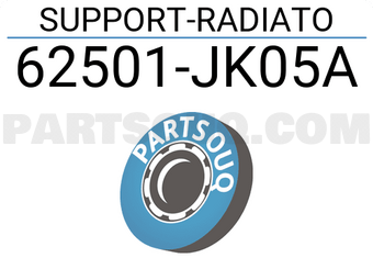 Nissan 62501JK05A SUPPORT-RADIATO