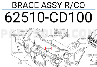 Nissan 62510CD100 BRACE ASSY R/CO