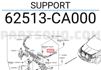 Nissan 62513CA000 SUPPORT