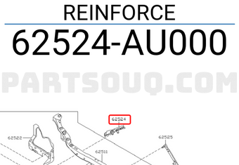 Nissan 62524AU000 REINFORCE