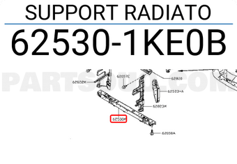 Nissan 625301KE0B SUPPORT RADIATO