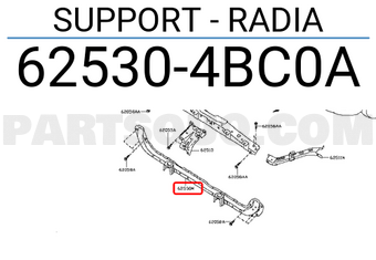 Nissan 625304BC0A SUPPORT - RADIA