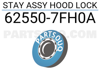 Nissan 625507FH0A STAY ASSY HOOD LOCK