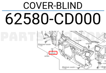 Nissan 62580CD000 COVER-BLIND