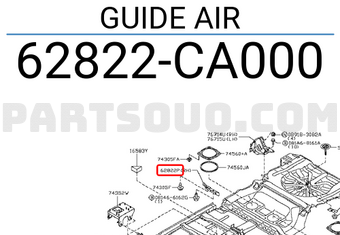 Nissan 62822CA000 GUIDE AIR