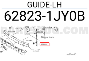 Nissan 628231JY0B GUIDE-LH