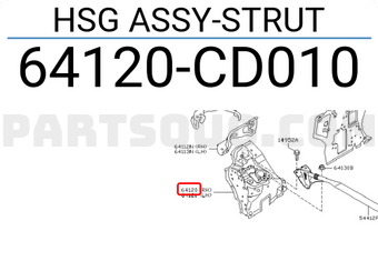 Nissan 64120CD010 HSG ASSY-STRUT