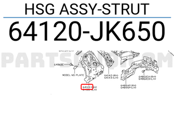 Nissan 64120JK650 HSG ASSY-STRUT