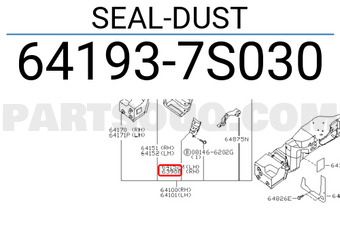 Nissan 641937S030 SEAL-DUST