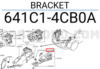 Nissan 641C14CB0A BRACKET