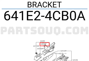 Nissan 641E24CB0A BRACKET