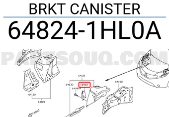 Nissan 648241HL0A BRKT CANISTER