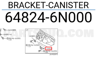 Nissan 648246N000 BRACKET-CANISTER
