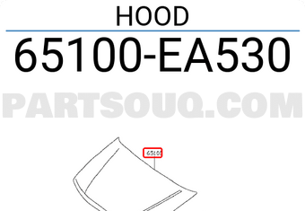 Nissan 65100EA530 HOOD