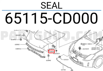Nissan 65115CD000 SEAL