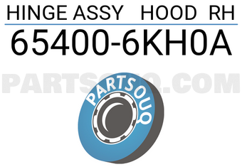 Nissan 654006KH0A HINGE ASSY HOOD RH