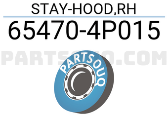 Nissan 654704P015 STAY-HOOD,RH
