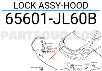 Nissan 65601JL60B LOCK ASSY-HOOD