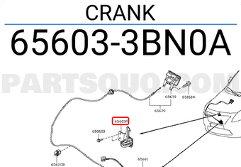 Nissan 656033BN0A CRANK